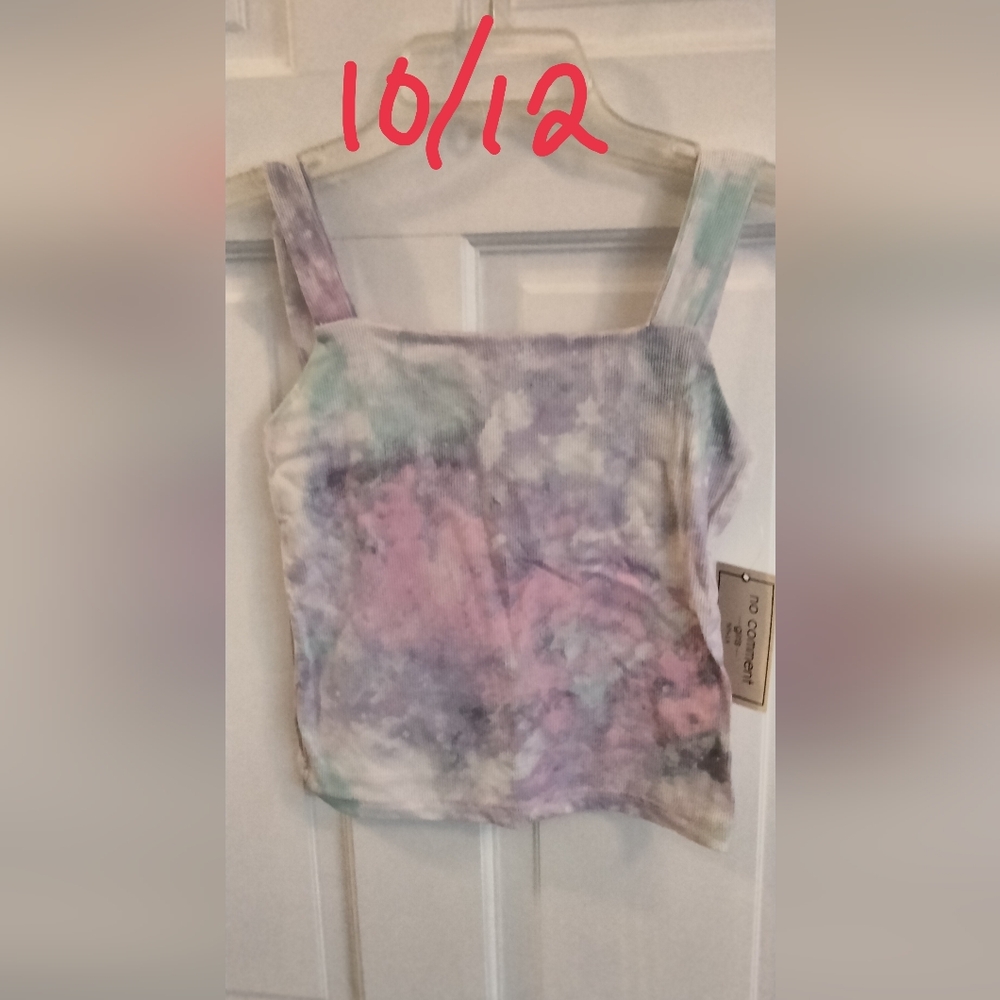 No Comment Kids Tie-Dye Tank Top